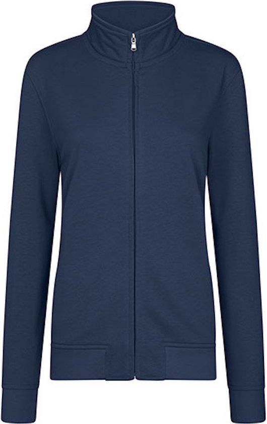 Damesvest 'Premium Full Zip' met zijzakken Navy - XL