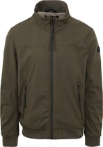 Reset - Kingston Softshell Jas Donkergroen - Heren - Maat XL - Regular-fit