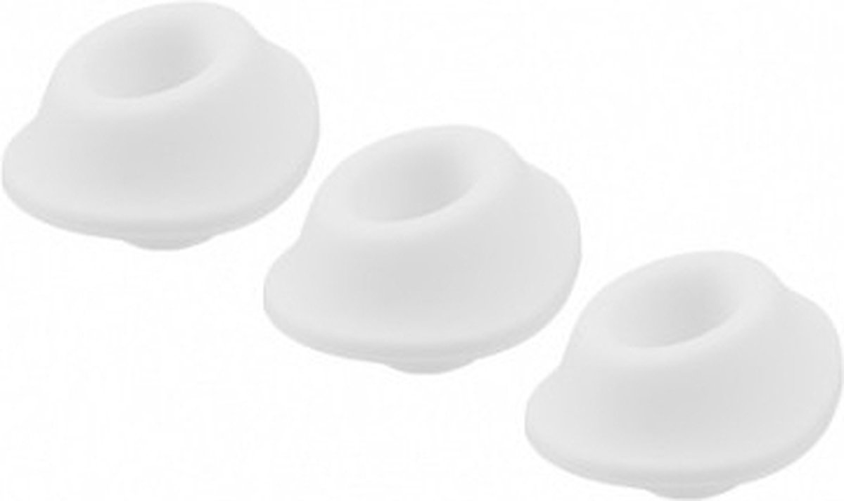 Goedkoopste Womanizer Heads - Kapjes voor Womanizer Premium/Liberty/Starlet2 - Wit - M - 3 stuks