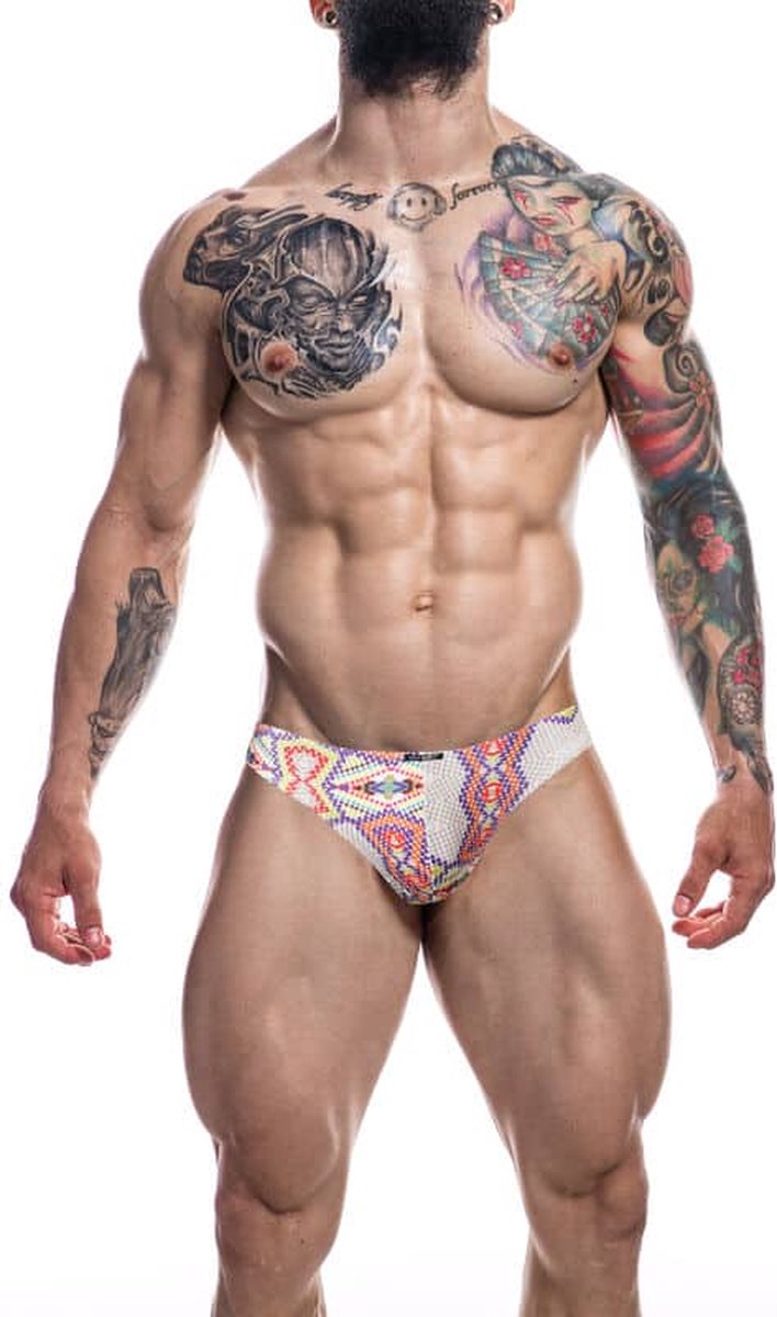 Goedkoopste CUT4MEN BRIEF and BIKINI | Cut4men - Low Rise Brief Aztec M - Cadeau voor Man