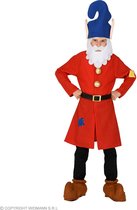 Widmann - Dwerg & Kabouter Kostuum - Geen Zin In Werken Mijn Kabouter Grumpie - Jongen - Rood - Maat 104 - Carnavalskleding - Verkleedkleding