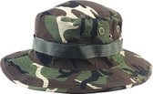 RAMBUX® - Chapeau Pêcheur Homme - Vert Camouflage - Bob - Chapeau de Soleil Protection UV - UPF50+ Katoen & Polyester - Chapeau Pliable - 58-61 cm