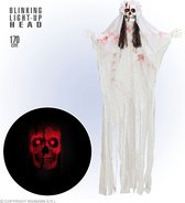 Widmann - Spook & Skelet Kostuum - Bloedvergietende Bruid, 170 Centimeter - Wit / Beige - Halloween - Verkleedkleding
