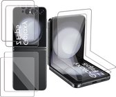 2x Screenprotector geschikt voor Samsung Galaxy Z Flip 5 - Beschermglas Folie Geschikt voor Samsung Galaxy Z Flip 5