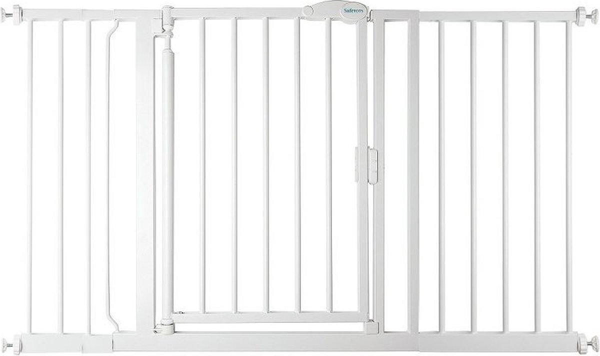 Safetots Self Closing Klemhek, Traphekje, 132,6cm - 139,6cm, Wit