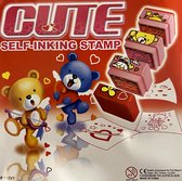 Cute Self inking stamps 6 stuks