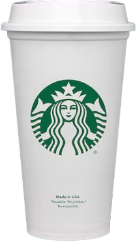 Starbucks Beker - Drinkbeker - Met Deksel - Herbruikbaar- ijskoffie beker- koffie beker