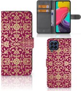 Telefoonhoesje met foto Geschikt voor Samsung Galaxy M53 Bookcase Cadeautips Barok Pink