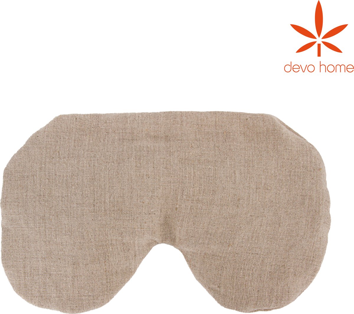 DevoHome Verzwaard Slaapmasker Hennep & Lijnzaad – Ontspanning, Stressverlichting & Warmtetherapie | Slaapmasker Vrouwen en Slaapmasker Mannen | Anti allergeen Hypoallergeen Oogmasker Slaap 350 g