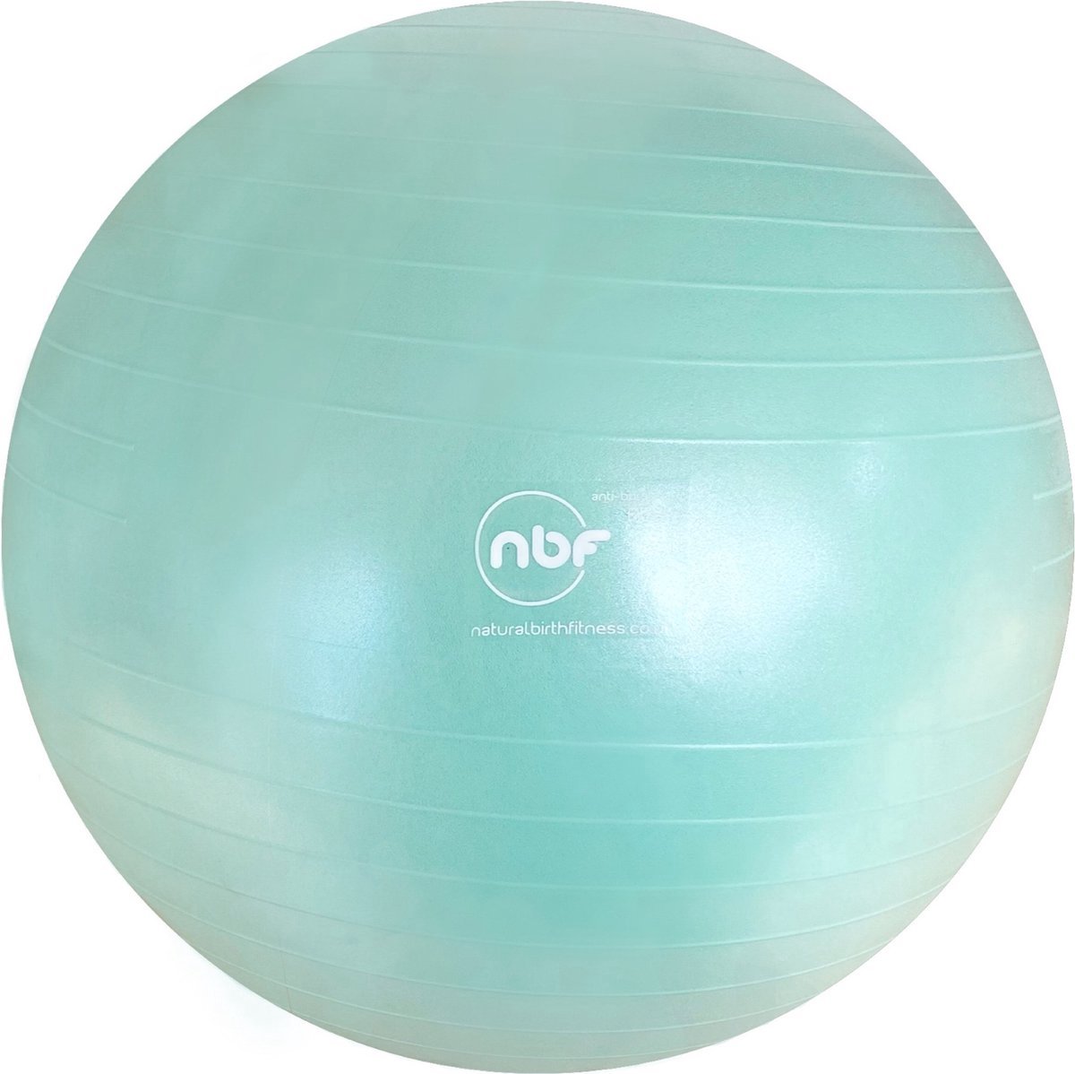 Birth Ball - 75 cm - mint - Natural Birth & Fitness Ball met pomp - Zwangerschapsbal