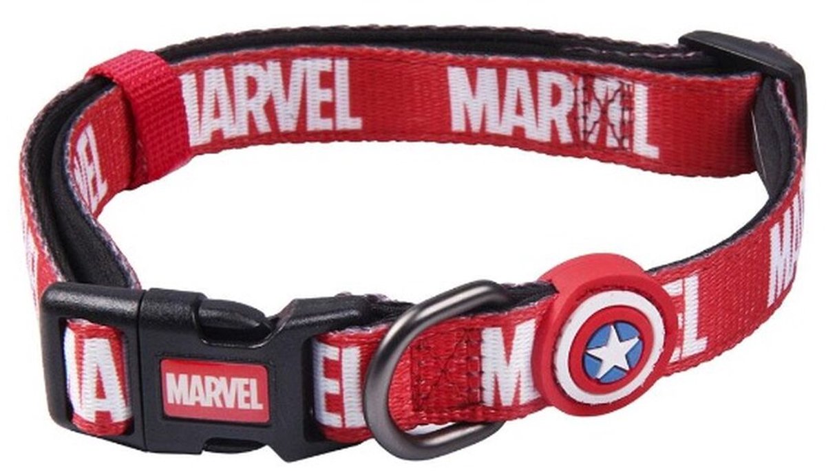 Dog collar Marvel M/L Red