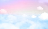 Fotobehang Kleurrijke Tedere Lucht - Vliesbehang - 254 x 184 cm