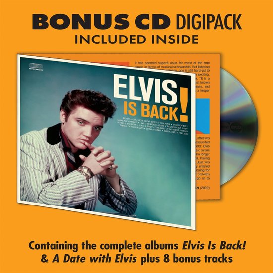 Elvis Presley Elvis Is Back! (LP+Cd), Elvis Presley Muziek bol