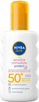 6x Nivea Sun Sensitive Lait Solaire Anti-Allergique SPF 50 200 ml