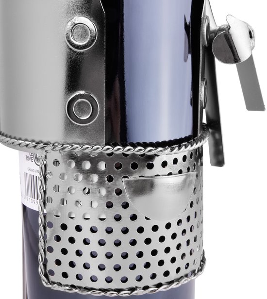 BRUBAKER Fleshouder Golfspeler teeing off - Metalen sculptuur golfcadeau voor golffans en sportsters - Wijnfleshouder wijndecoratie met cadeaubon