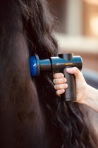 Equi-Tech Hot & Cold massage gun Zwart paard