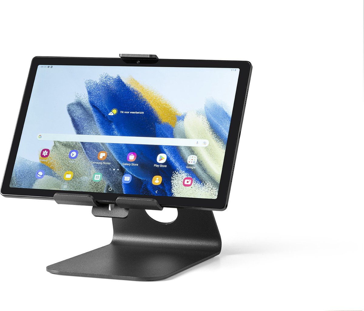 Tabdoq universele tablet desktop standaard - geschikt voor alle tablets en iPad's van 8-13 inch, zwart