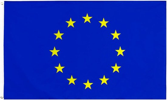 VlagDirect - Europese Unie vlag - Europa vlag - EU vlag - 90 x 150 cm.