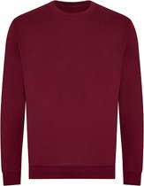 Organic Sweater met lange mouwen Burgundy - XS