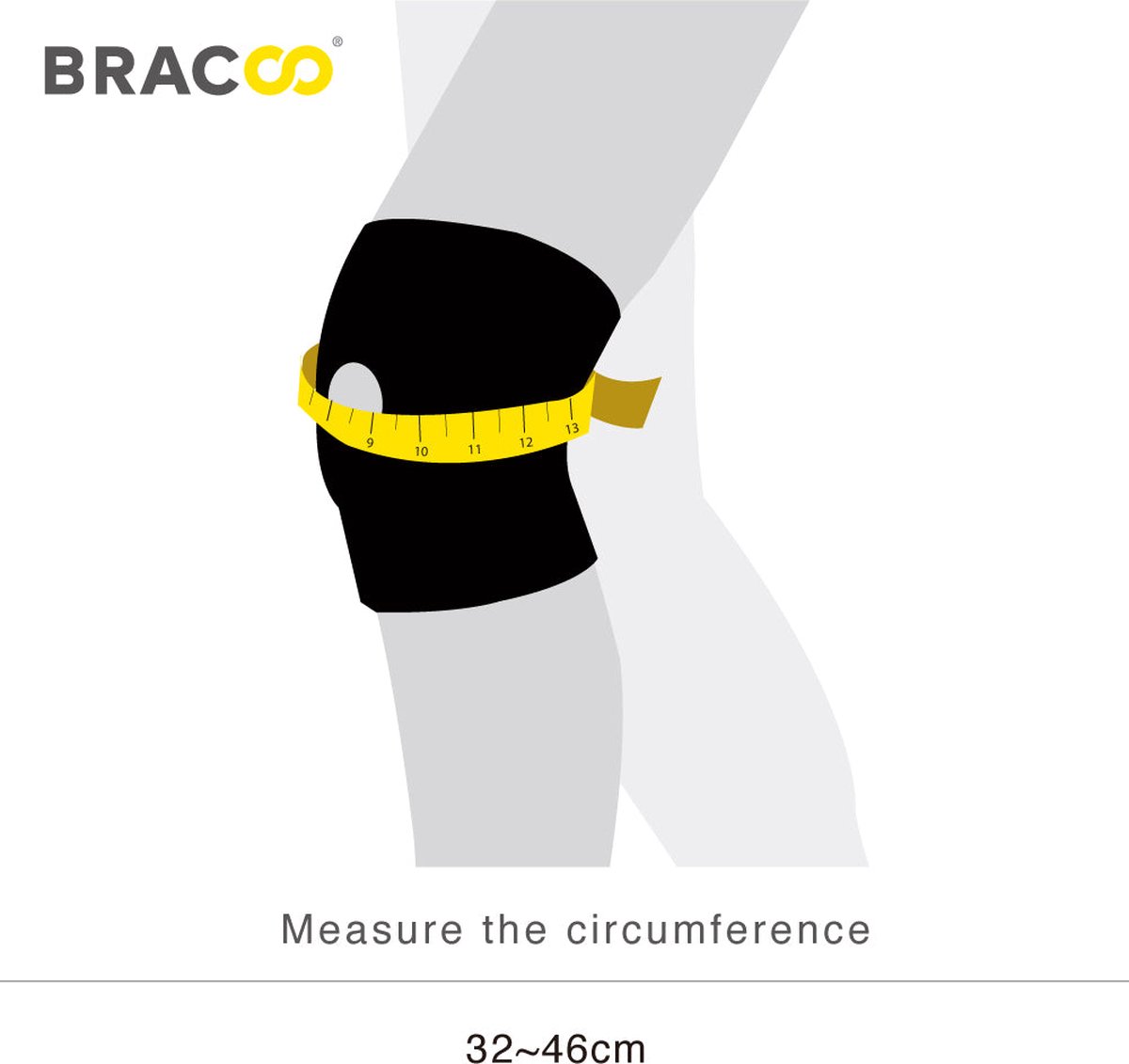 BRACOO KS10 Kniebandage - Verstelbare Neopreen Kniebrace - Rechter/Linker Knie - Patella Stabilisator Opening - Roze — afbeelding 8