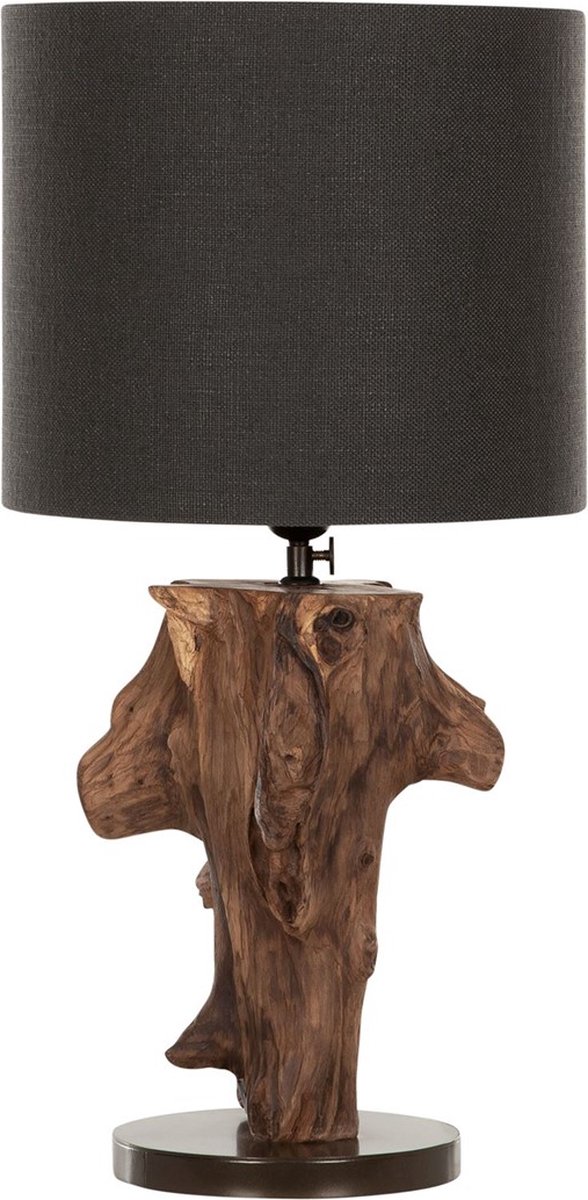 MUST Living Table lamp Exotic,55xØ35 cm, linen dark shade