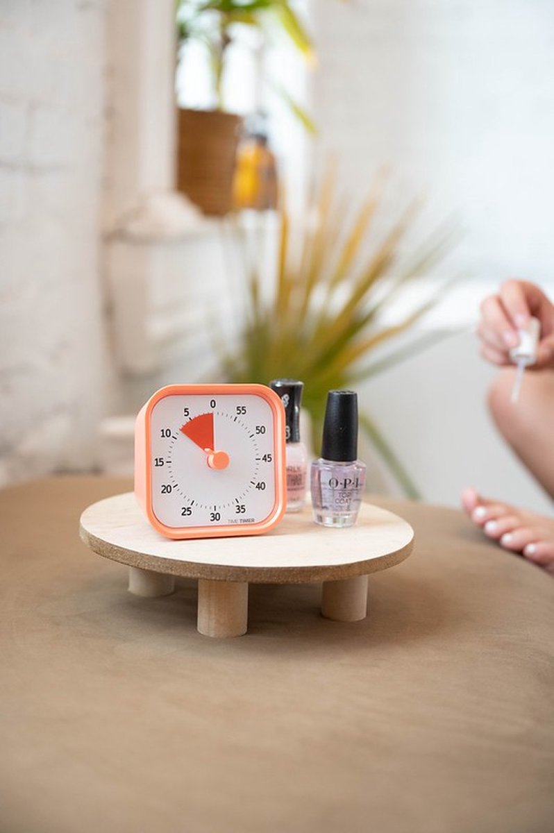 Time Timer® MOD HOME EDITION - kleur Dreamsicle Orange - 60 Minuten visuele timer - V2.0 — afbeelding 7