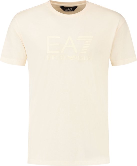 Armani EA7 3RUT04-PJLLZ Unisex Jersey T-Shirt Pastel Parchment