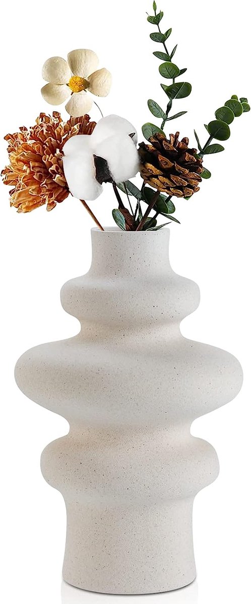 Vase pour l'herbe de la pampa, vase à fleurs moderne, fait main: décoration de  vases,... | bol.