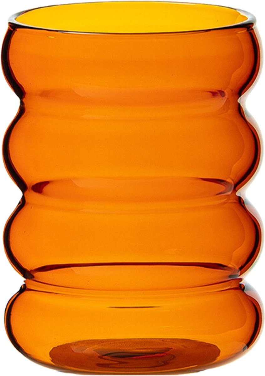 Drinkglas 2-delige set - 34cl | Orange Waves