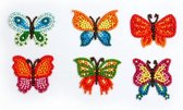 Diamond painting - stickers om zelf te beplakken - Vlinders