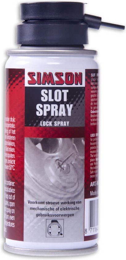 Simson Deurslot ontdooier / De-Icer / Slotspray / Onderhoudsspray sloten 100ml