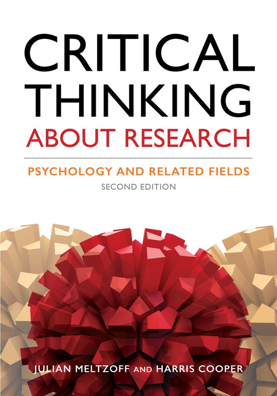 Critical Thinking About Research - cover