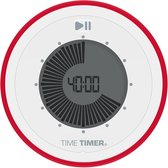 Time Timer Original Twist kleur Red - Visuele Countdown Timer - Red - Tijdklok - Tijdmanagement Tool - School, Thuis, Kantoor - Optioneel Alarm - Geen Luid Getik