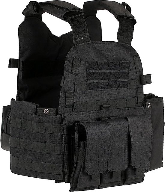 Lixada Tactical Vest with Molle System for Camping Hiking Reinforced Oxford Woven Fabric (600D