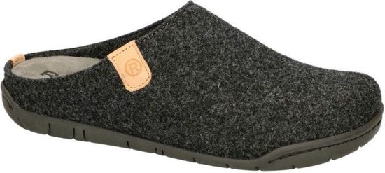 Rohde -Heren - grijs donker - pantoffels & slippers - maat 41