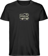 Grappig T Shirt Heren - Camper - Kamperen - Vakantie - Zwart - XS