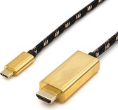 ROLINE GOLD USB type C - HDMI adapterkabel, M/M, 2 m