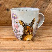 Alex Clark Mok Rabbits & Daisies ~ Konijnen & Madeliefjes