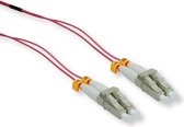 ROLINE Glasvezel kabel, dun, 50/125µm OM4, LSOH, LC/LC, violet, 2 m