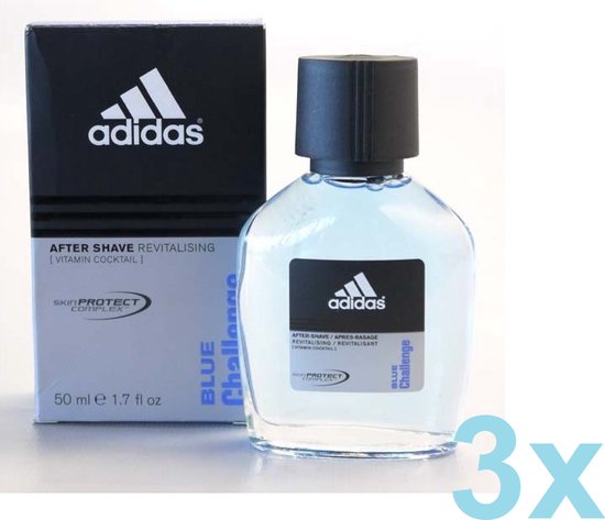ADIDAS Aftershave BLUE CHALLENGE - 3 x 50ml - voordeelverpakking | bol.com