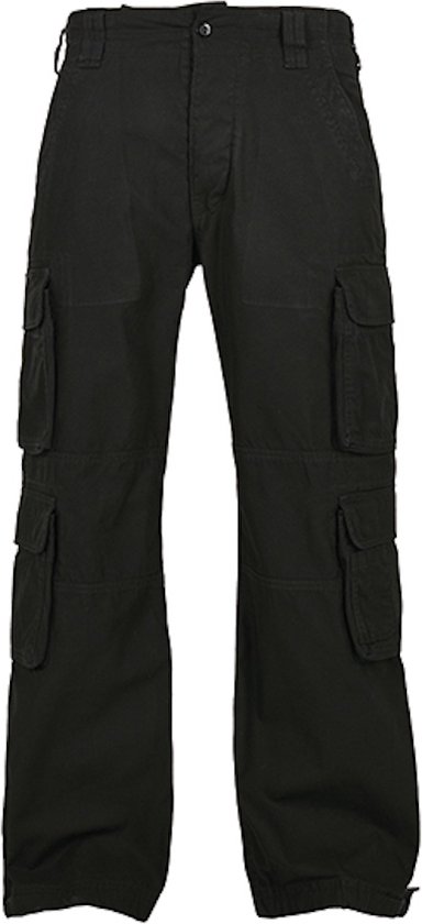 Pure Vintage Trousers Cargobroek met zijzakken Black - 5XL