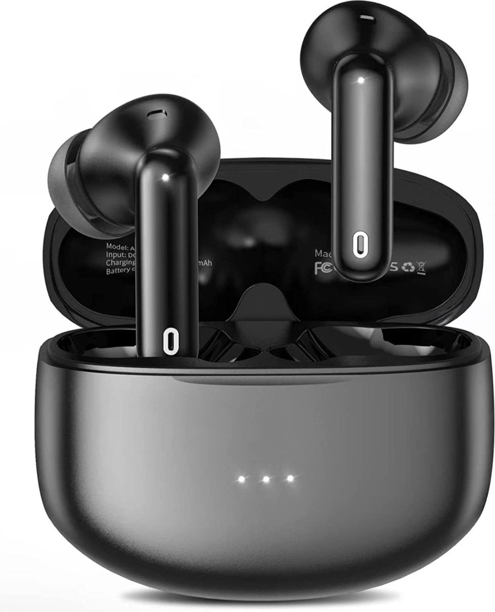 LTMT® - Pods Pro - A40 Pro Air - In-ear Oordopjes - Earbuds - In-Ear Pods - Zwart - Draadloze Oortjes Geschikt Voor Apple en Android - Bluetooth Oordopjes - Universeel - Noise Cancelling - Transparency Mode - Bluetooth Headset