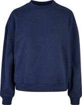 Ladies Oversized Crewneck Sweater met ronde hals Light Navy - S