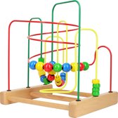 Joy Toy Kralenframe - Squatch - 31x25x34 cm - Kralenrek - Kralenspiraal - Wachtkamer Speelgoed