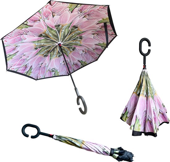Parapluie anti-tempête unique en son genre.
