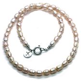 collier homme - champagne perle d'eau douce - 50cm - IbizaMen