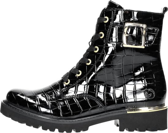 Remonte Veterschoenen Hoog Veterschoenen Hoog zwart croco lak