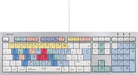 LogicKeyboard Cubase/Nuendo ALBA DE (Mac) Cubase/Nuendo Tastatur