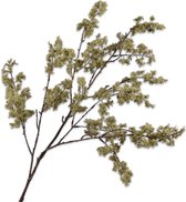 Silk-ka Fleur Artificielle Branche de Mousse Artificielle Vert 105 cm