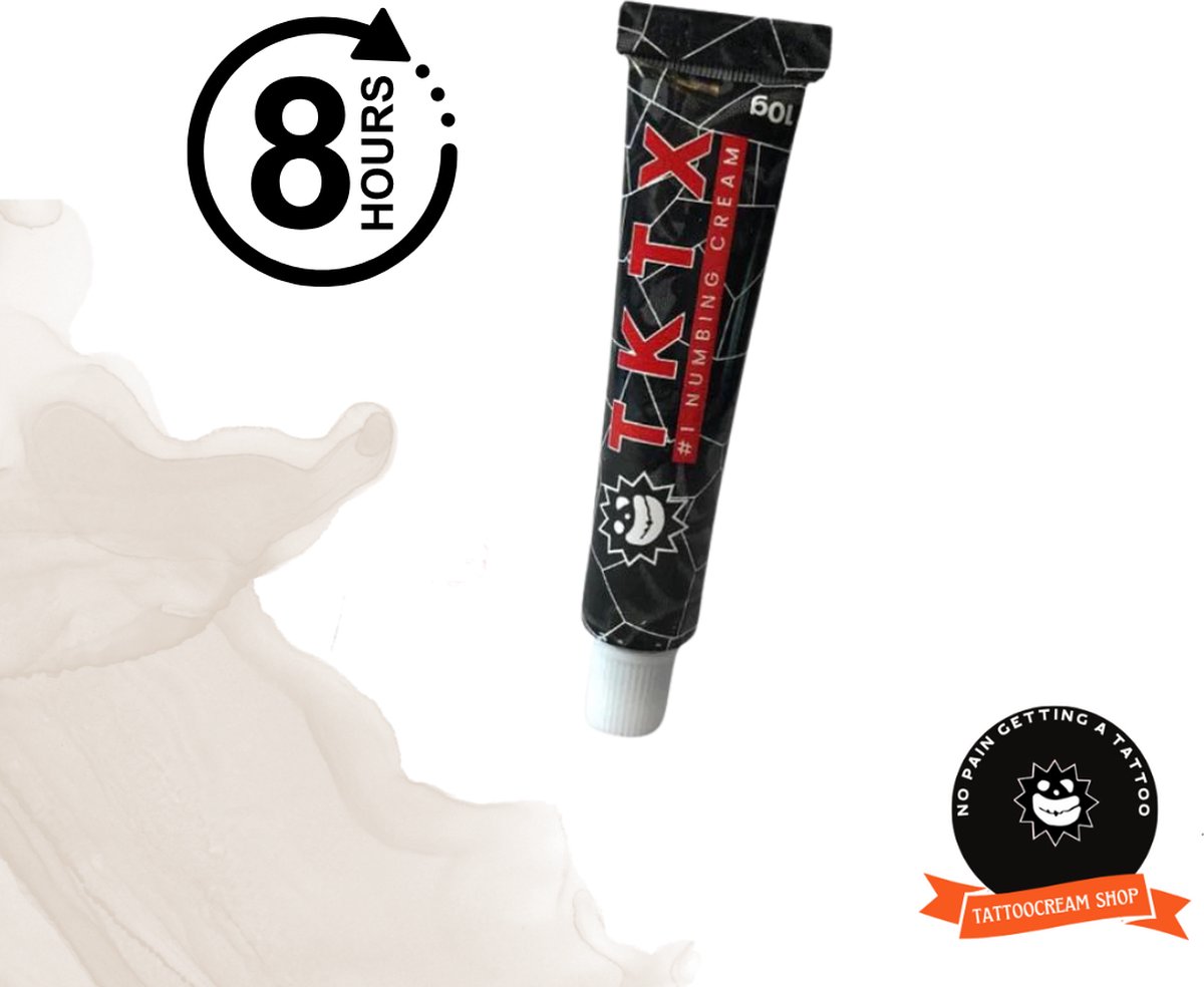 TKTX - Wit 75% - Crème de tatouage - Crème anesthésiante